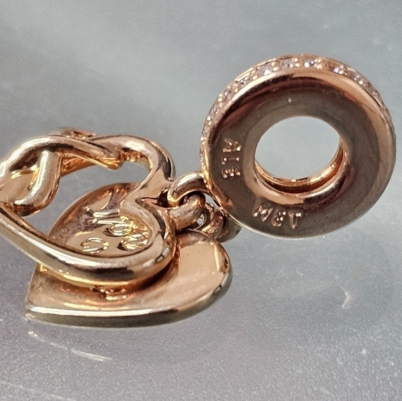 Pandora Love You Infinity Heart Dangle Charm - Picture 4 of 4